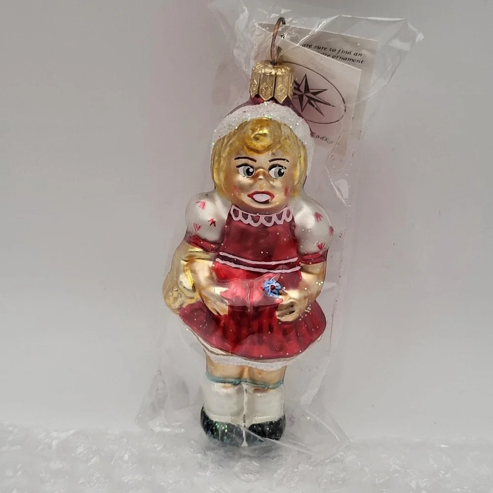 Christopher Radko 1995 Little Red Riding Hood Christmas Ornament